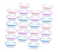 DIYEAH 36 Pezzi Pennello per Unghie Piccolo con Manico Ergonomico Ispirato al Corno in Pp, Spazzola Delicata per Manicure e Pedicure per Rimuovere Polvere e Pulizia Gentile