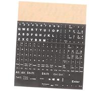 DIYEAH 3fogli Adesivi Per Tastiera Del Computer Etichette Adesive Per Tastiera Inglese Sostitutivi Per Computer