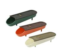 DIYEAH 3pezzi Contenitori Uova Frigo in Impilabili Con Rotolamento Automatico e Timer Organizer Frigorifero Per Conservare Uova Fresche e Preservate Coperchio Con Indicatore Data Material