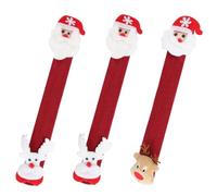 DIYEAH 3pezzi Copertine Per Maniglie Del Frigorifero Protettive Da Macchie e Acqua Realizzate in Materiale Per Uso Per Maniglie Di Elettrodomestici Da Cucina Durante Le Festività