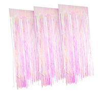 DIYEAH 3pezzi Tende Frange in Lamina Tende Da Parete Per Porte e Decorazioni Uniche Per Corridoio Ingresso Scala Feste Compleanni Matrimoni