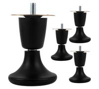 DIYEAH 4 gambe per divano avvitabili - Gambe di ricambio per tavolo - Piedini per mobili in plastica resistente per parti di telaio di divani e letti Piedini di supporto per mobili