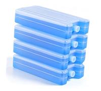 DIYEAH 4 Pezzi Impacchi di Ghiaccio Ricongelabili 400ml per Ventilatore Raffrescatore Portatile Conservazione Freschezza, Plastica e Resina ad Alta Densità, per Camping e Alimenti