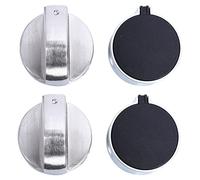 DIYEAH 4 pezzi Manopole Controllo per Piano Gas Pomelli per Temperatura Design Pratico e Compatto Adatti per Gas Stove