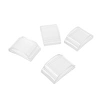DIYEAH 4 Pezzi Paracolpi Adesivo in Silicone a Forma Arcuata per Maniglia della Porta, Protezione Muro Senza Sporco per Camera da Letto e Ufficio