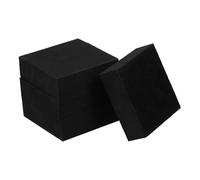 DIYEAH 4 Pezzi PASH ANTI SLIP BAST pesante pastiglie cuscinetti per paraurti non slip suono esercizio cuscinetto anti-shock tappetino da vibrazione Blocco grafite gomma da cancellare Nero