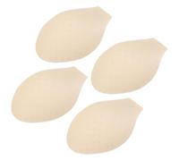 DIYEAH 4 Pezzi Protezioni Intimo Maschile in Spugna Traforata Colore Pelle, Coppe Imbottite per Costumi da Bagno e Sport, Assorbenti per Nuoto, Fitness e Uso Quotidiano