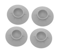 DIYEAH 4 Pezzi Tappetini Antivibranti e Ventose Antiscivolo per Stabilizzazione Elettrodomestici