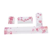 DIYEAH 4 Pezzi Tappo Da Tastiera Meccanico Rosa Copritasti in Ciliegio Keycap Carino Copritasti Per Tastiera Tappi Chiave Copritasti a Basso Sostituire i Copritasti