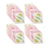 DIYEAH 4 Set Kit Stencil per Penna 3D con Modelli di Dinosauri e Animali, Carta Guida Riutilizzabile per Disegno Artistico, Accessori per Progetti Creativi Scuola e Principianti