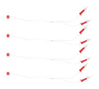 DIYEAH 4 Set Tubo Nutriente per Albero in Plastica Valvola Rotante | Giardino e Serra, Controllo Portata e Dosaggio, Tappo per Bottiglia