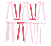 DIYEAH 40 Pezzi Fiocchi in Raso Rosa Decorazioni Fiocco per Pareti Addobbi Coordinati per Feste di Compleanno Nascita e Bridal Shower Decorazione Camera Ragazze