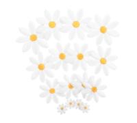 DIYEAH 40 Pezzi Toppe Ricamate a Forma Margherita per Abbigliamento e Decorazione Fai da Te Applicabili su Jeans e Custodie per