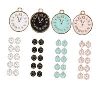 DIYEAH 40pezzi Ciondoli in Lega Per Orologi Forma Di Ingranaggio Di Ciondoli Vintage Per Collane Bracciali e Creazione Di Gioielli Fai Da Te Componenti Decorativi e Pratici Per Lavori Di