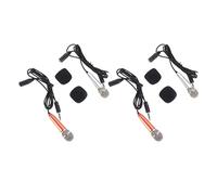 DIYEAH 4pezzi Microfono Mini Portatile Per Registrazione Video e Podcast Compatto e Adatto Computer e Tablet Per Cantare e Interviste