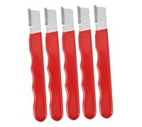 DIYEAH 5 Pezzi Affilapunte per Utensili da Giardino Pietra Affilatrice e Durevole per Forbici Potatori e Trimmer Portatile per Uso e