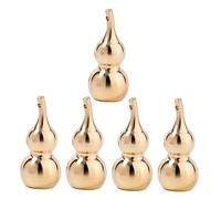 DIYEAH 5 Pezzi Ciondoli Fai Da Te in a Forma Zucca Per Portachiavi Decorazioni Feng Shui Design Delicato e Leggero Portachiavi Creativi Per Regali Decorazioni e Fai Da Te