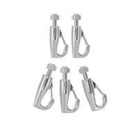 DIYEAH 5 Pezzi Ganci Regolabili per Filo 1-2mm per Quadri in Inossidabile , Sostituzione Stabile e Facile Installazione per Gallerie e Decorazione Pareti