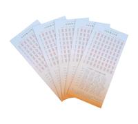 DIYEAH 5 Pezzi Libro i Ching in Carta, 64 Esagrammi, Guida Illustrata | Lettura e Interpretazione, Divinazione per Principianti e Utenti Esperti, Metodo Dettagliato