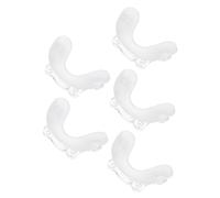 DIYEAH 5 pezzi Naselli Occhiali in Silicone Morbido Antiscivolo Naso U Shaped per Uso e Sostituzione Proteggi Naso Sensibile Facili da Installare