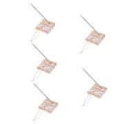 DIYEAH 5 Pezzi per Matrimonio in Metallo Elegante Design Ergonomico Leggero Firmatari per Feste e Banchetti Regalo Raffinato per Sposi e Ospiti