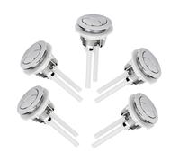 DIYEAH 5 Pezzi Pulsante Ergonomico per Serbatoio Facile Installazione e Funzionamento Accessori per Bagno Compatibili con Maggior Parte Dei Serbatoi