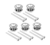 DIYEAH 5 Pezzi Pulsante Scarico per da Pulsante Sostituzione Ergonomico per Serbatoio Facile Installazione e Uso Accessorio Bagno