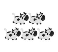 DIYEAH 5 Pezzi Smorzatore a Forma di Mucca in Silicone | Accessorio per Corde, Compatibile Molti Telai, Rapido da Sostituire, per Pratica e Gioco Prolungato