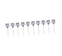DIYEAH 5 Set Interruttore Wc Dovere Toilette Sostitutiva Riparazione Standard Di Grandi Dimensioni Sostituzione Pulsante Sciacquone Wc Kit Sciacquone Wc A Pulsante Abs Argento 2 Pezzi*5