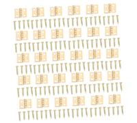 DIYEAH 50 pezzi Cerniere Scomparsa per Mobili con Chiodi per Scatole Vintage e Gioielli Resistente e Facile da Installare Colore