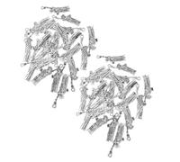 DIYEAH 50 Pezzi Ciondolo Statua della Libertà Vintage in Lega di Zinco | Accessori Gioielli per Progetti Festa, Finitura Antica, Leggero e Portatile, per Lavori Creativi e Ricorrenze
