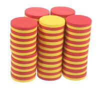 DIYEAH 50 pezzi Contatori Rotondi in EVA Magnetici Colorati per Giocattolo Educativo per Apprendimento Matematico e Sviluppo Abilità Cognitive e Coordinazione Occhio-mano