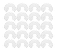 DIYEAH 50 Pezzi Federa Monouso per Cuscino a Forma di U Non Tessuto Elastico Copricuscino per Massaggi e Spa Copripoggiatesta Usa e Getta per Saloni di Bellezza e Centri Estetici