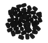 DIYEAH 50 Pezzi Mini Foam Microphone Cover High Density Windscreen For Lapel Lavalier Mic Noise Reduction For Outdoor Teaching And Presentations