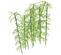 DIYEAH 50 pezzi Miniature Bamboo Model Trees Artificial Plant Accessory For DIY Craft Micro Landscape Decoration For Fairy Gardens And Table Layouts