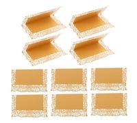 DIYEAH 50 Pezzi Wedding Seating Cards Hollow Heart-shaped Table Name Tags For Reception And Dinner Party Stable Blank Place Cards For Indoor Outdoor Events