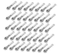 DIYEAH 50pezzi Ciondolo in Lega Forma Di Microfono Decoro in Ciondolo Forma Di Microfono Per Collana Mini in Lega Per Gioielli in Di