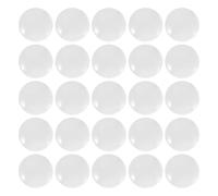 DIYEAH 50pezzi Piatto Rotondo Retro per Creazione Gioielli Accessori Orecchini Fai da Te Cabochon Vetro Trasparente Piastrelle Cabochon Rotonde Cupola Retro Piatto Piastrelle Vetro Traspa