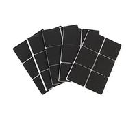 DIYEAH 54pezzi Tappetini Per Piedini Sedie Antiscivolo in Materiale Eva Per Proteggere Pavimenti Dure Come Parquet e Piastrelle Previene Danni e Graffi Riduce e Rumore