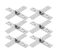 DIYEAH 6 cerniere a perno per porta nascoste - Cerniera a rotazione nascosta per impieghi gravosi in acciaio inossidabile - Ferramenta invisibile per porta libreria - Perno segreto per libreria per