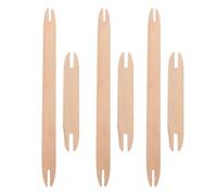 DIYEAH 6 navette in Legno per Tessitura: per Lavorare a Maglia Maglioni, Sciarpe, arazzi, Filati, Strumenti per Tessere, bastoni per lavori Artigianali e Decorazioni per la casa.