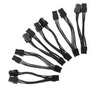 DIYEAH 6 Pezzi Adattatori Alimentazione Dual Pin Pin per Schede Grafiche Pcie Y Splitter per Mining e Aggiornamenti Installazione Facile e Compatta Compatibile con Diverse Strutture Case