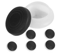 DIYEAH 6 Pezzi Barattolo D'olio Tavolozza Dell'acquerello con Coperchio Coppa della Tavolozza Tazza di Vernice Fuoriuscita Tazze per Tavolozza Plastica Black Riutilizzabile