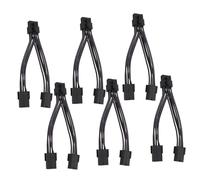 DIYEAH 6 Pezzi Cavo Adattatore Alimentazione Dual Pin Pin per Scheda Grafica Pcie Estensione Y Splitter Design Durevole e Facile Installazione per Computer Gaming e Mining