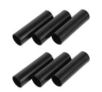 DIYEAH 6 Pezzi Connettore Diritto per Asta Tenda Nera 19mm in Plastica | Ricambio Leggero, Giunto a Sgancio Rapido, per Riparazioni Sul Campo e Telai Durante Vento Forte