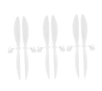 DIYEAH 6 Pezzi Kit di aeromobili modello kit modello di aereo Pezzi di ricambio per modellini di elicotteri parti di aeromobili kit aereo fai da te Aereo modello plastica bianca