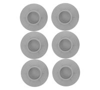 DIYEAH 6 Pezzi tappetino per lavatrice cursori della lavatrice tamponi antivibranti Posta di lavaggio del piede pad del piede per lavatrice gomma da cancellare Dark Grey