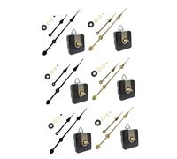 DIYEAH 6 Set Accessori del Movimento di Campana Orologio Silenzioso Parti meccanismo Il Motore Metallo