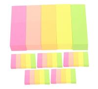 DIYEAH 600 Pezzi Sticky Index Tabs Colorate Adesive per Libri Etichette per Quaderni e Segnalibri per Studio Ufficio Organizzazione Colori
