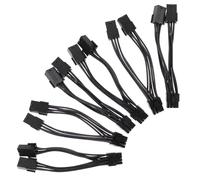 DIYEAH 6pezzi Cavi Di Alimentazione Pcie Da Pin Pin Splitter e Prolunga Per Gpu Cavo Di Estensione Per Scheda Video Grafica Adattatore